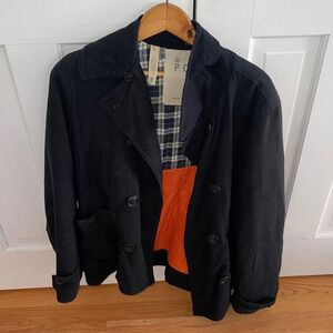 P Coat by G1 Goods peacoat w/ removable collar